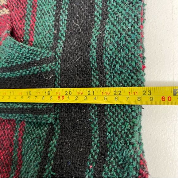 Franks Textiles Mexican Baja Drug Rug Surf Poncho Hoodie Adult Large Unisex - Picture 9 of 12